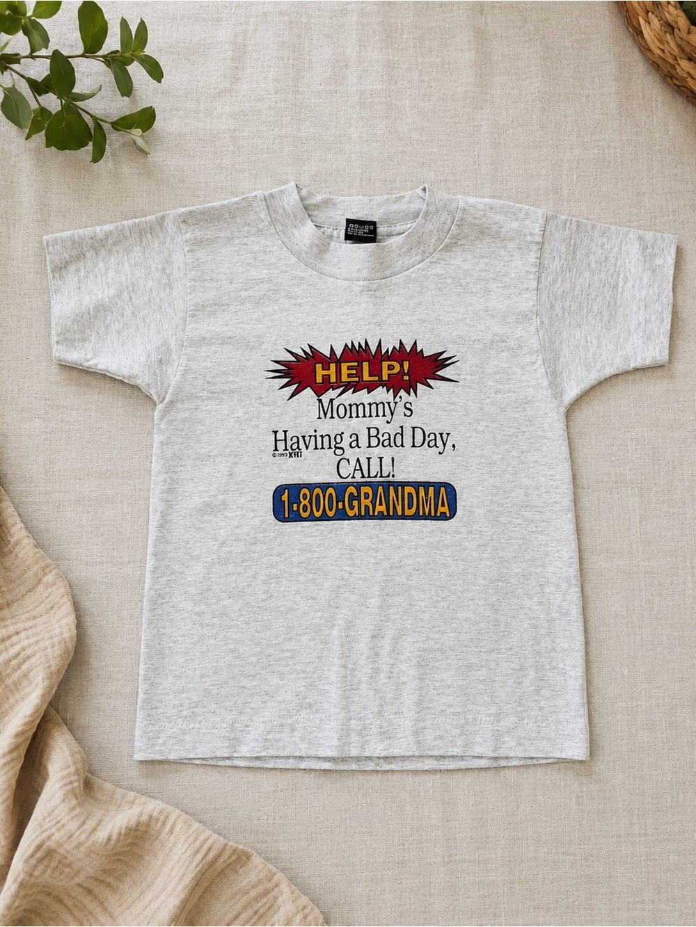 Vintage Grandma Graphic Kids Tee Size 6X Funny